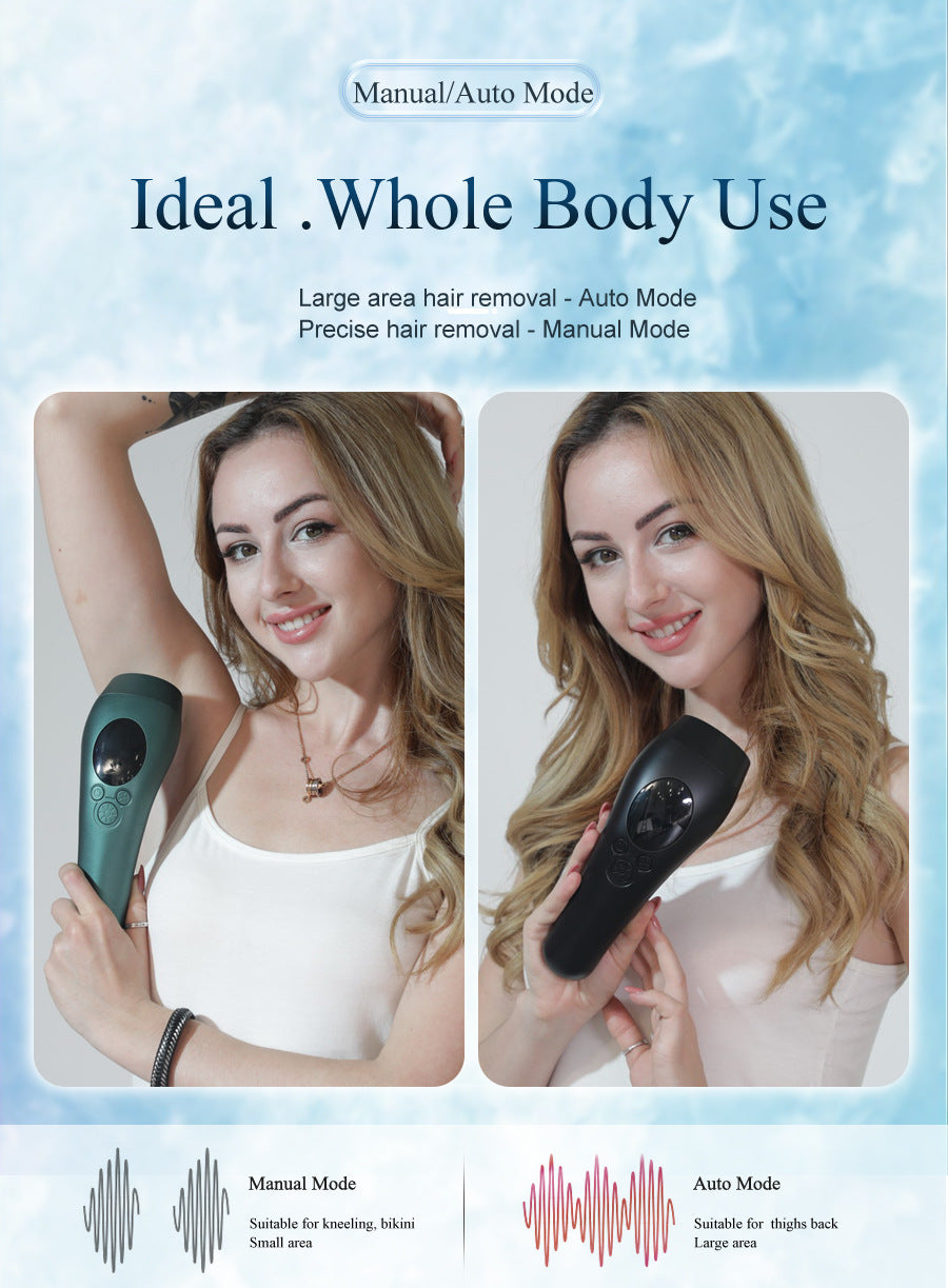 Grey Light Spot Beauty Hair Removal Device - Smooth Skin Solution 5