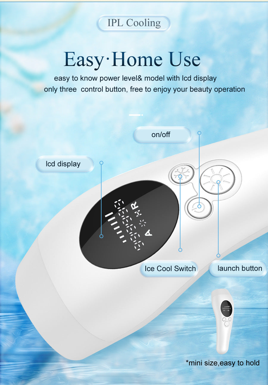 Green Light Spot Beauty Hair Removal Device - Smooth Skin Solution 10
