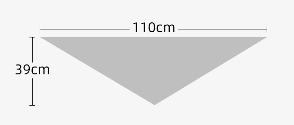 2-Piece Black Coffee Elegant Wool Blend Triangle Scarf - Luxurious Knit Shawl for Women (39 x 110cm) 4