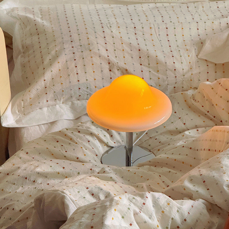 25cm Heart Egg Tart Table Lamp with Adjustable Color and Brightness 3