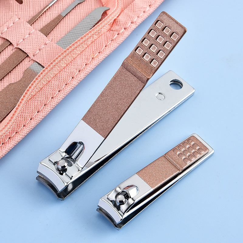 30-Piece Professional Manicure & Pedicure Set,Stainless Steel Grooming Kit(Rose Gold) 3