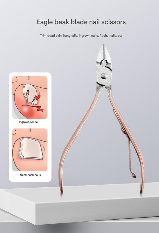 30-Piece Professional Manicure & Pedicure Set,Stainless Steel Grooming Kit(blue) 5