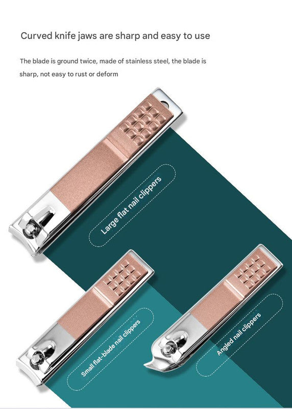 30-Piece Professional Manicure & Pedicure Set,Stainless Steel Grooming Kit(purple) 4