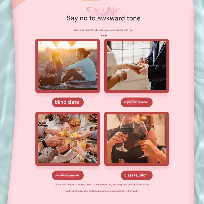 4-in-1 Disposable Travel Toothbrush with Flavor Burst Bead(Peach flavor) 4