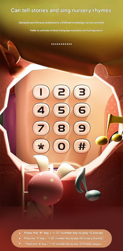 Interactive Kids' Piggy Bank Safe with Music, Stories & Password Lock(Yellow) 5