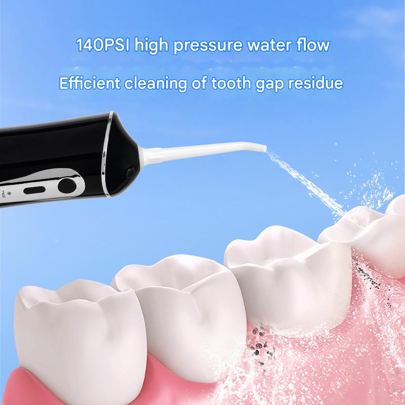 CharmHome Portable Oral Irrigator - 3 Modes, 140 PSI, IPX7 Waterproof(White)