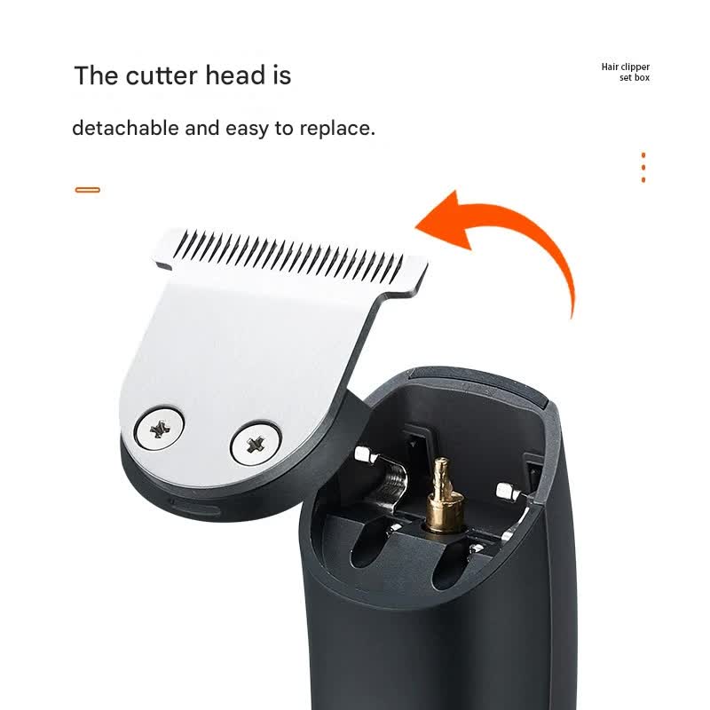 5-in-1 Professional Men's Grooming Kit - Cordless Hair Clipper, Beard Trimmer(Titanium Gray) 4