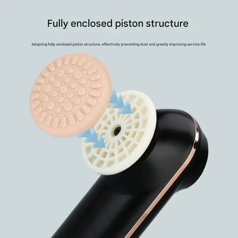 Mini Facial & Head Massager with Heat Therapy - USB-C Rechargeable, 3 Modes(Light purple) 3