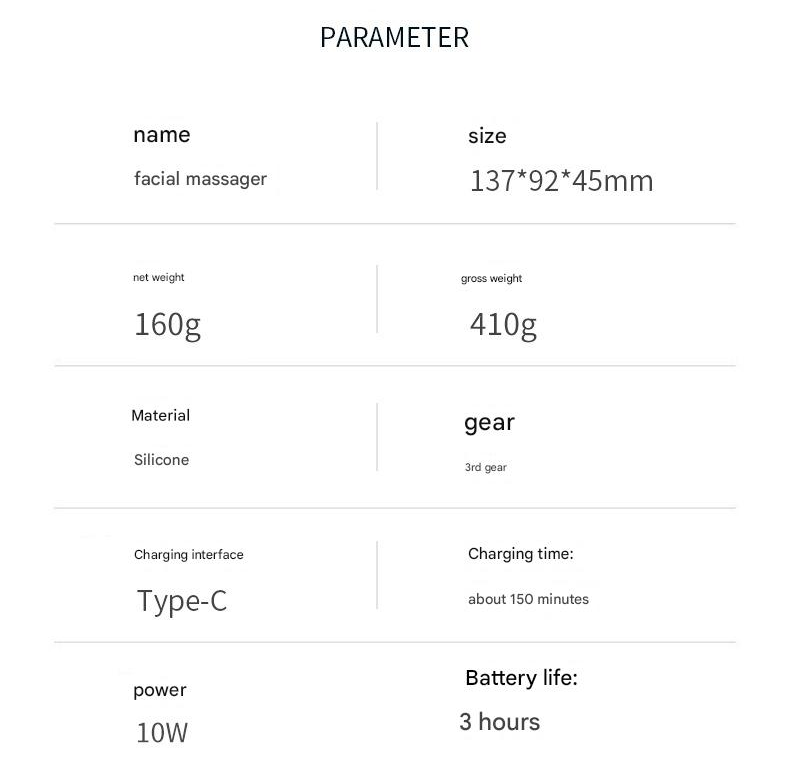 Mini Facial & Head Massager with Heat Therapy - USB-C Rechargeable, 3 Modes(Light purple) 8