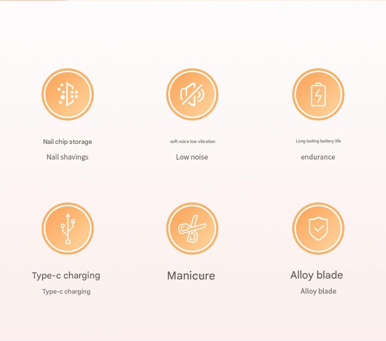 Red Electric Nail Clipper & Filer - 2 Speed, Low Noise, Safe for Babies (1yr+) & Adults 5