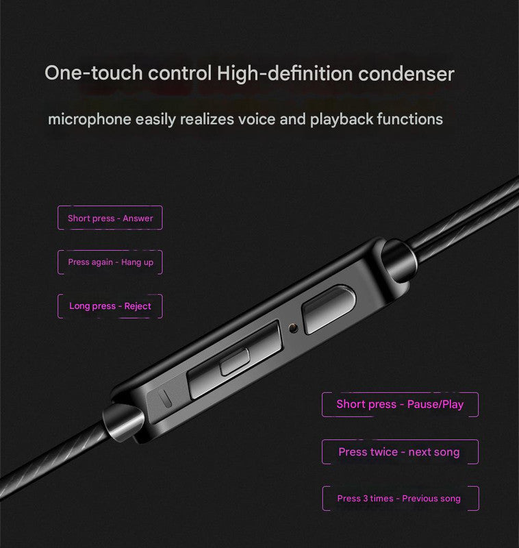Hi-Res Audio In-Ear Monitor Earphones - Ergonomic Design, Dynamic Driver, with Mic & 3.5mm Jack(blue) 4