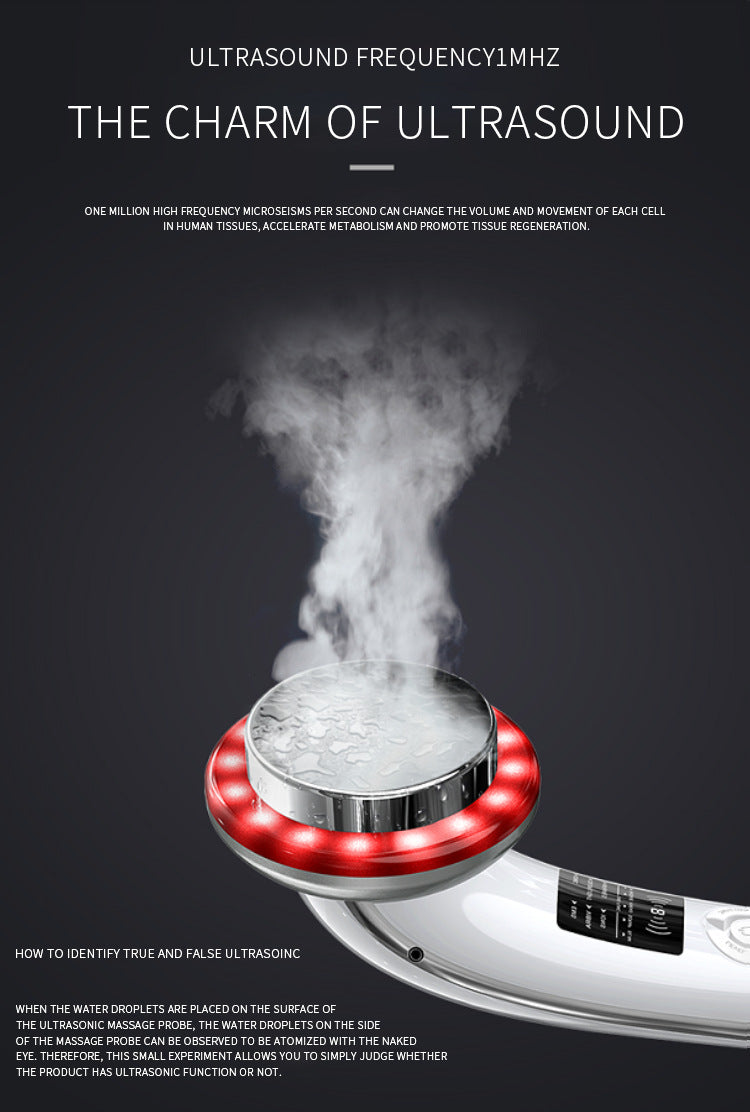 6-in-1 Ultrasonic Slimming & Beautifying RF Device - Body Sculpting & Skin Rejuvenation(white) 7