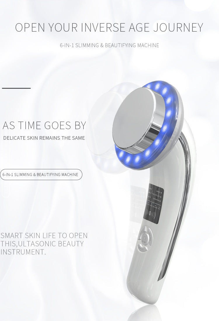6-in-1 Ultrasonic Slimming & Beautifying RF Device - Body Sculpting & Skin Rejuvenation(black) 3