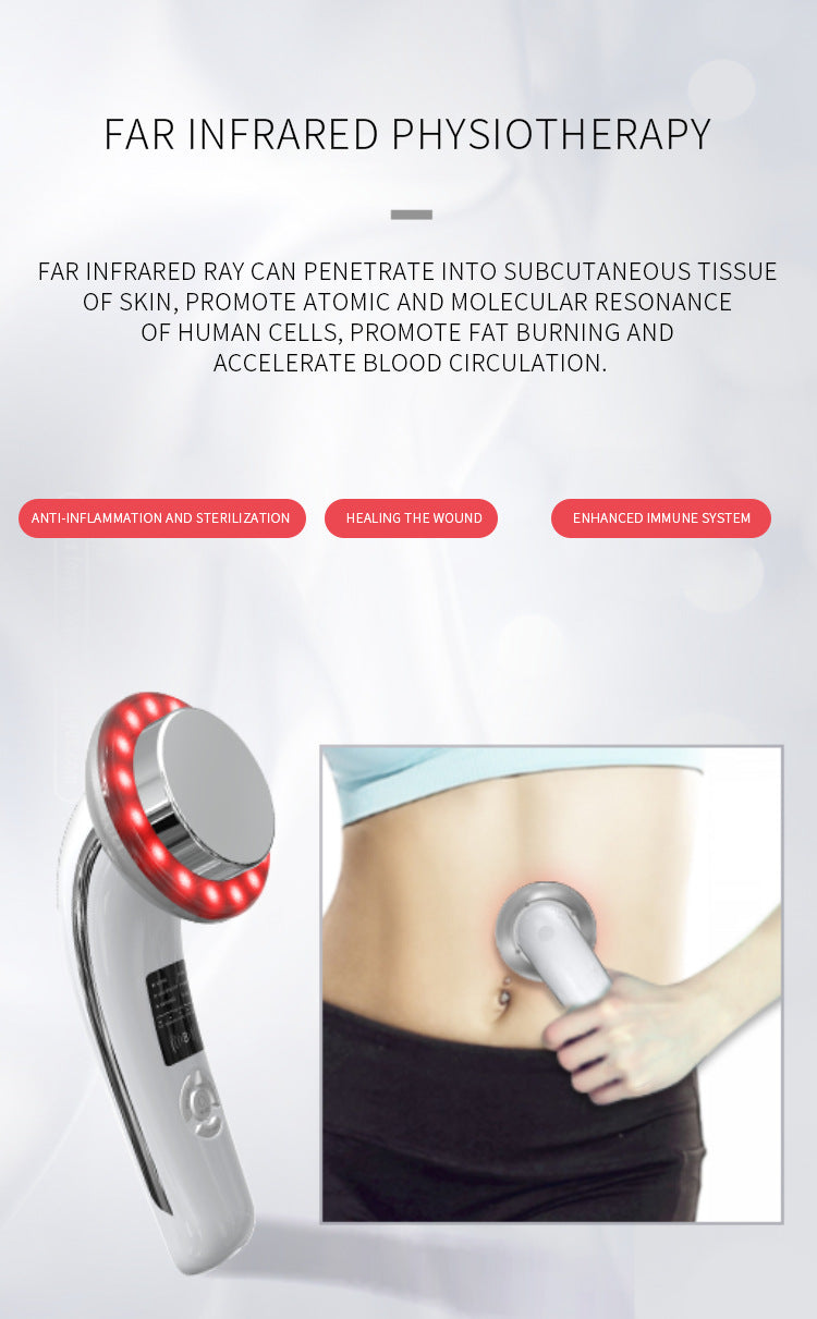 6-in-1 Ultrasonic Slimming & Beautifying RF Device - Body Sculpting & Skin Rejuvenation(black) 9