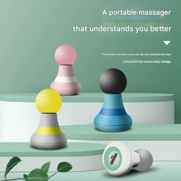 Mini Electric Fascia Massage Gun - Portable Deep Tissue Percussion Massager with Quiet Motor(blue)