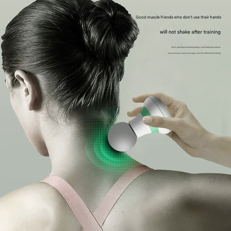 Mini Electric Fascia Massage Gun - Portable Deep Tissue Percussion Massager with Quiet Motor(Green) 5