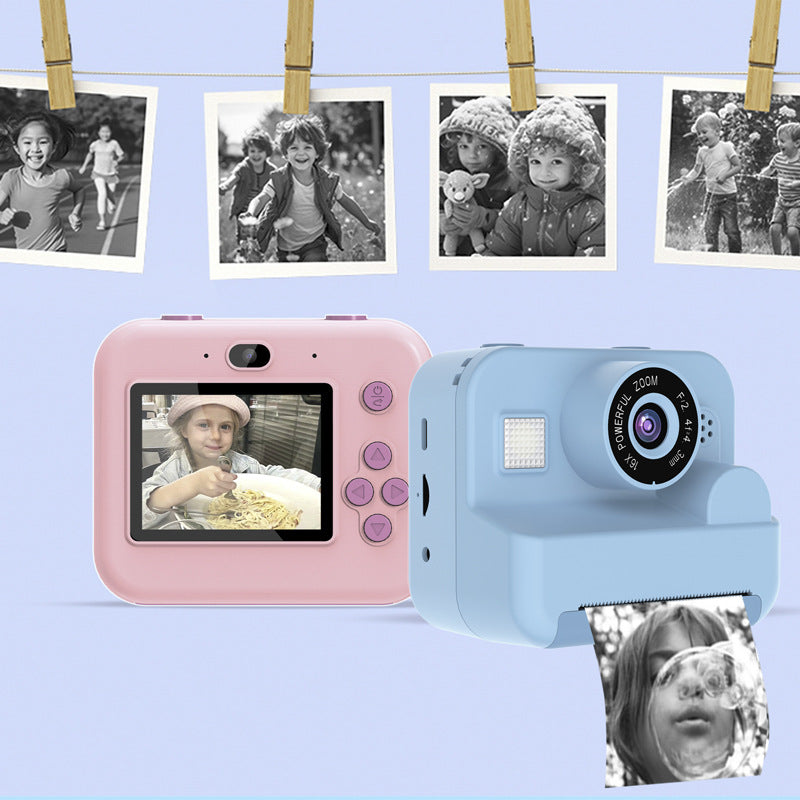 Instant Print Camera - 48MP Dual Lens, 2.4" IPS Screen, Thermal Printing(blue) 4