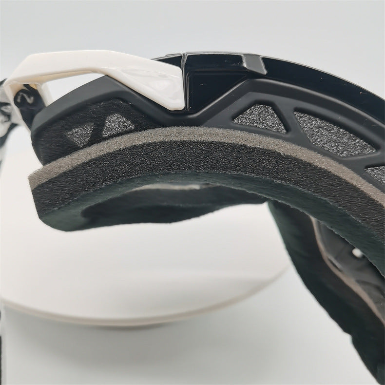 Performance Motocross & Off-Road Goggles - Increased Impact Protection with Lens Lock System(Light blue frame transparent film) 4