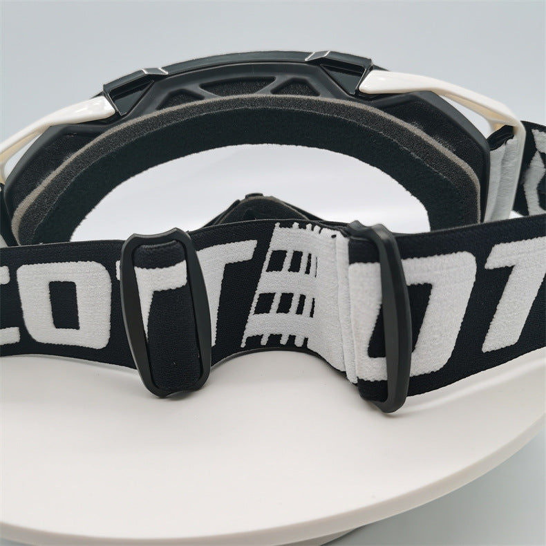 Performance Motocross & Off-Road Goggles - Increased Impact Protection with Lens Lock System(Orange frame transparent film) 3