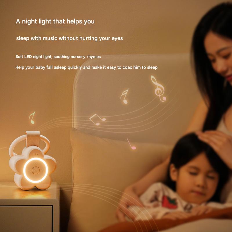 Portable White Noise Sleep Aid & Night Light - Soothing Sounds(Pink) 4