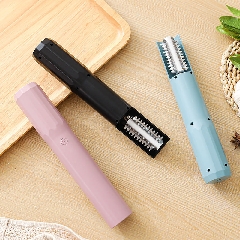 Electric Fish Scaler - Waterproof, Stainless Steel, Brushless Motor, Infinitely Variable Speed(pink) 3