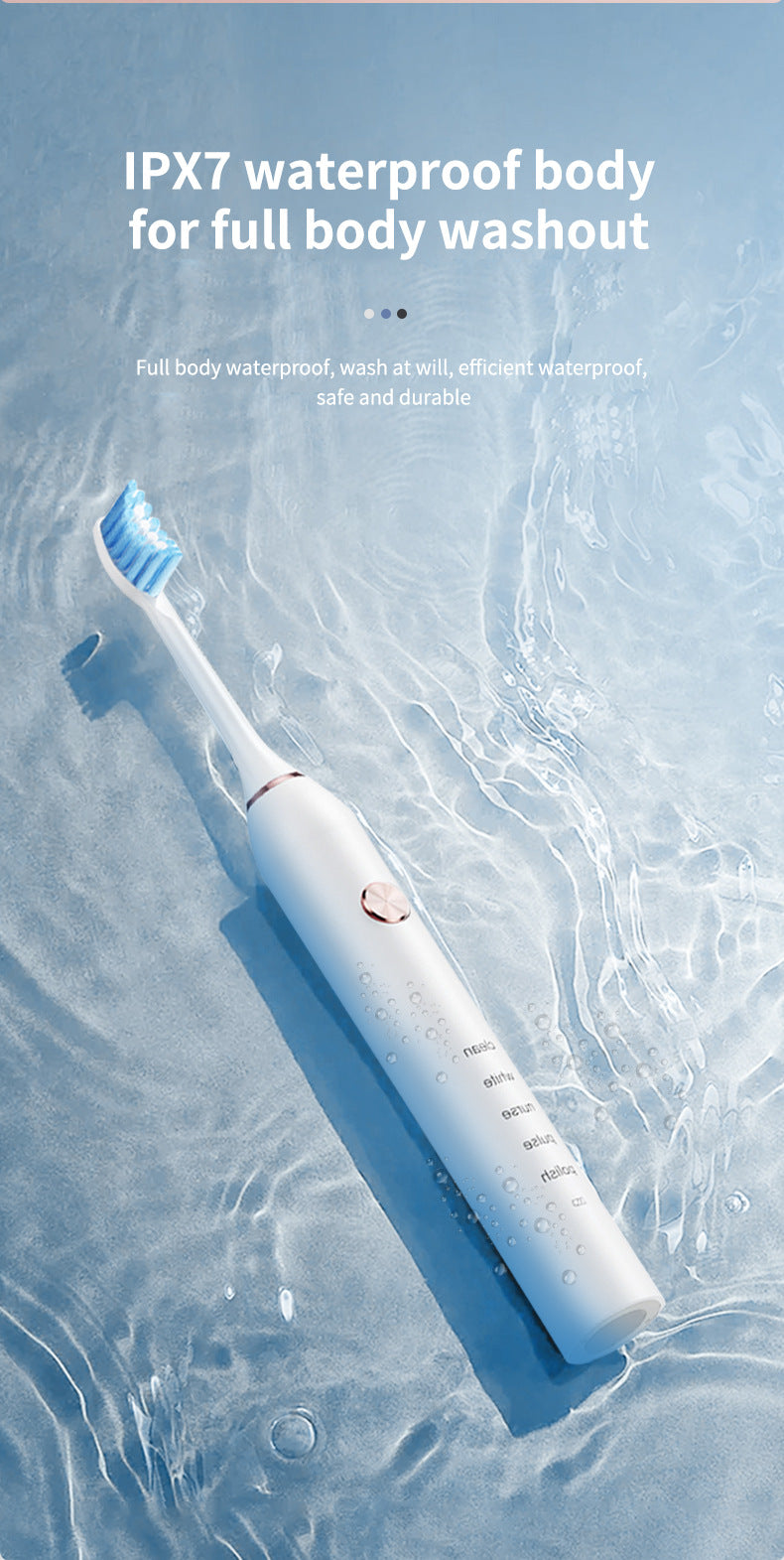Professional Sonic Electric Toothbrush - 5 Modes, 40000 VPM, 180-Day Battery, IPX7 Waterproof with 4 Brush Heads(black) 8