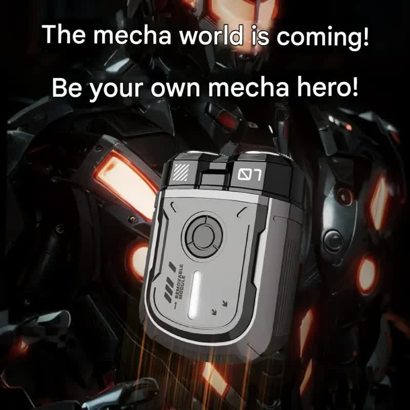 K002 Mini Electric Shaver - 3D Floating Head, IPX7 Waterproof, Type-C Charging, 70 Min Runtime Product Description(Gray) 4