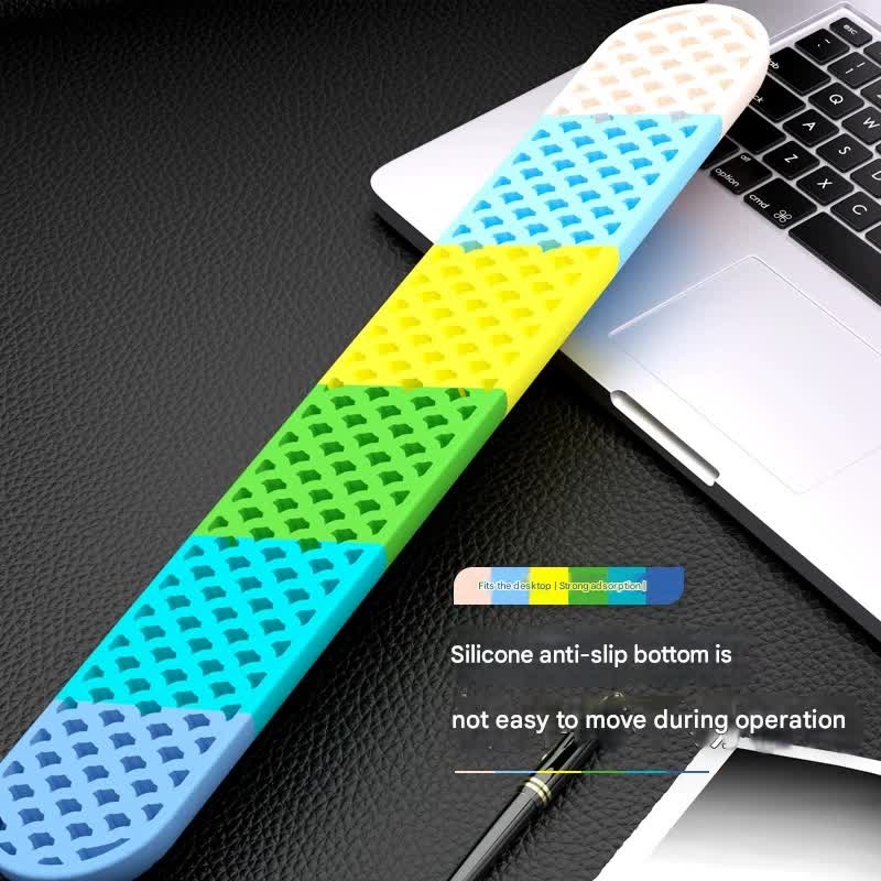 Ergonomic Keyboard & Mouse Wrist Rest Set - Soft Silicone, Non-Slip Base, Comfortable Support(blue) 4