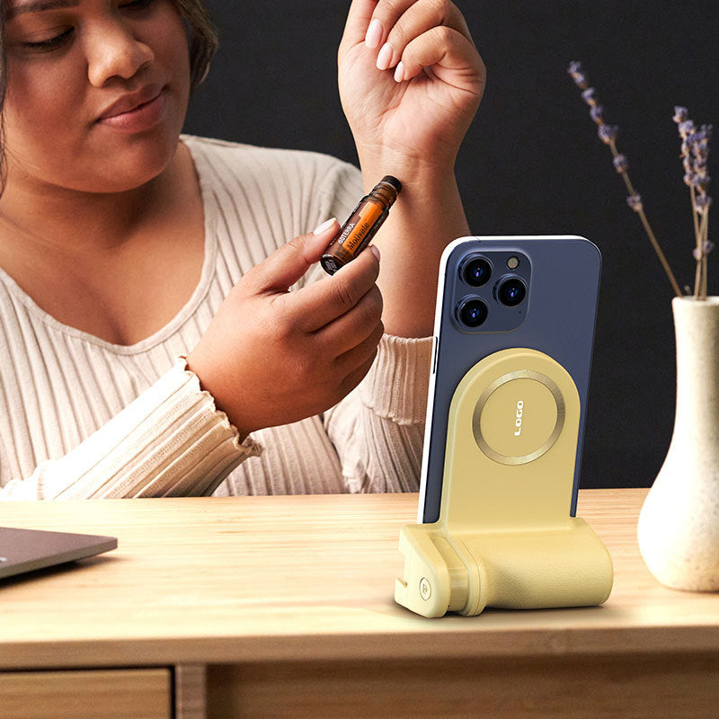 MagSafe Compatible Camera Grip & Phone Stand with Detachable Bluetooth Remote - Versatile Photography Assistant(grey) 5