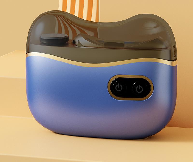 Electric Nail Clipper & Grinder - 2-in-1 Automatic Trimmer with 2 Speeds, Type-C Charging, Safe for All Ages(Blue)