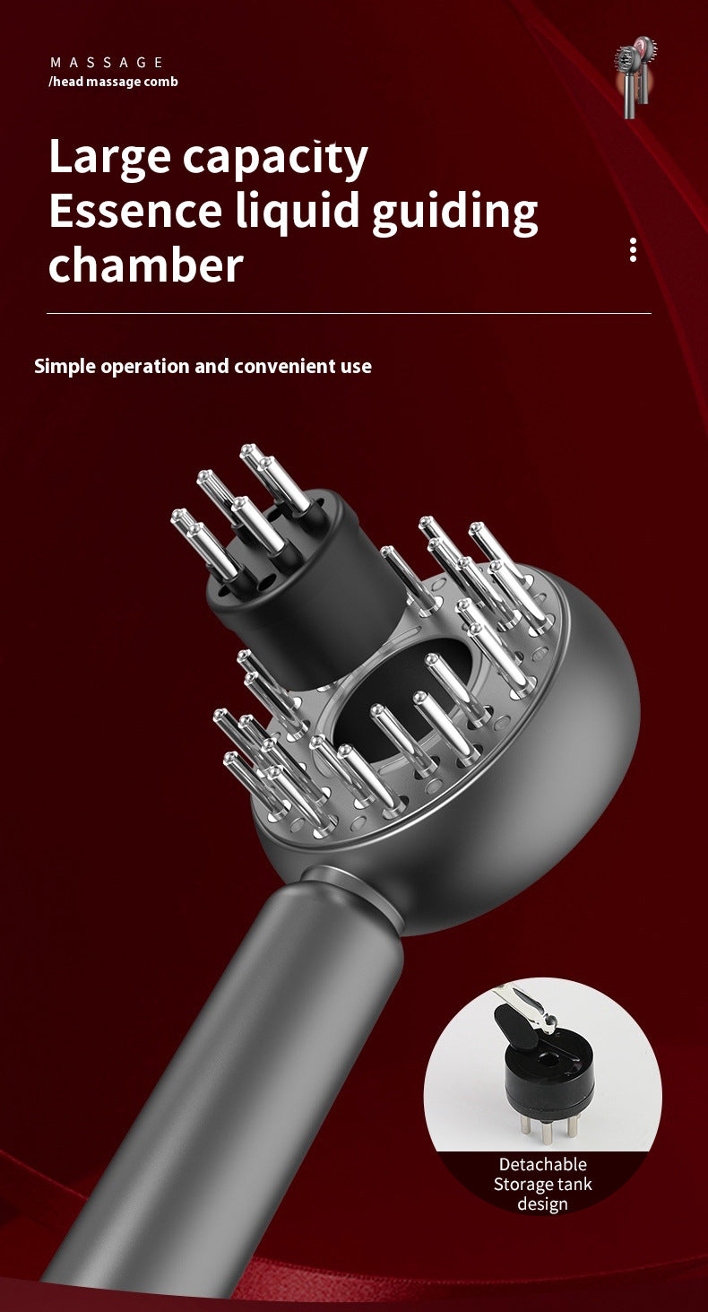 Blue Advanced Scalp Therapy Comb: Red/Blue Light, EMS & Serum Applicator 5