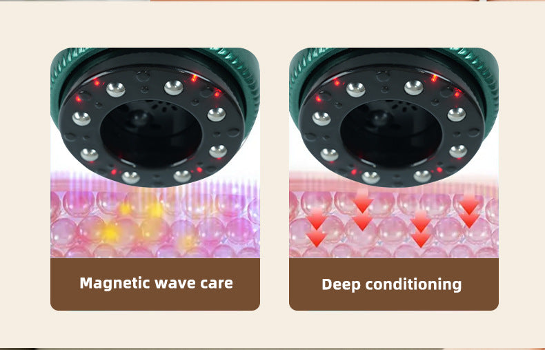 Gradient white purple Portable Electric Cupping Therapy Device - Adjustable Intensity & Heat 4