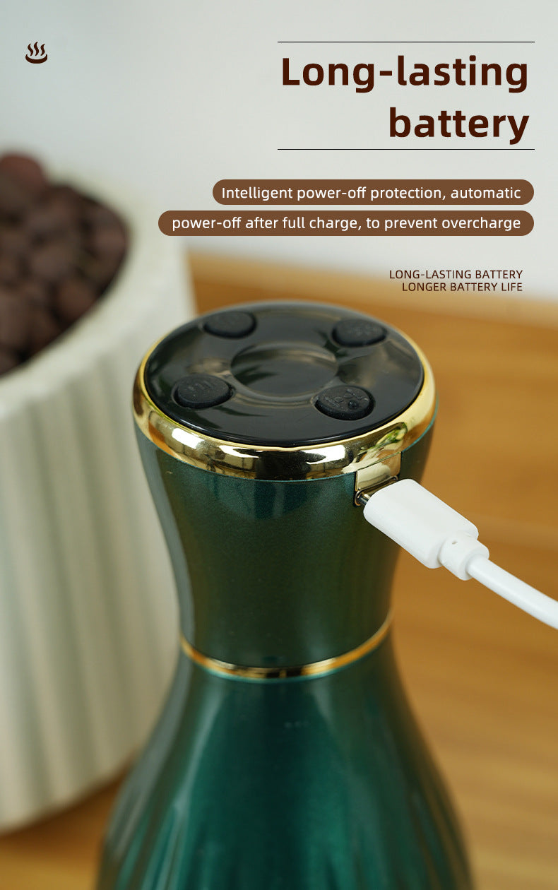 White Portable Electric Cupping Therapy Device - Adjustable Intensity & Heat 5