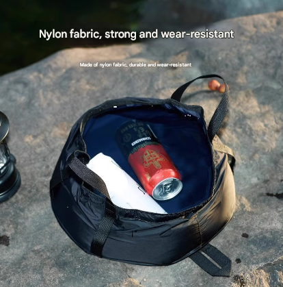 2 Pcs Dark Purple Ultra-Lightweight Collapsible Travel Basin - Waterproof Folding Bucket for Camping, Hiking & Outdoors (8.5L) 4