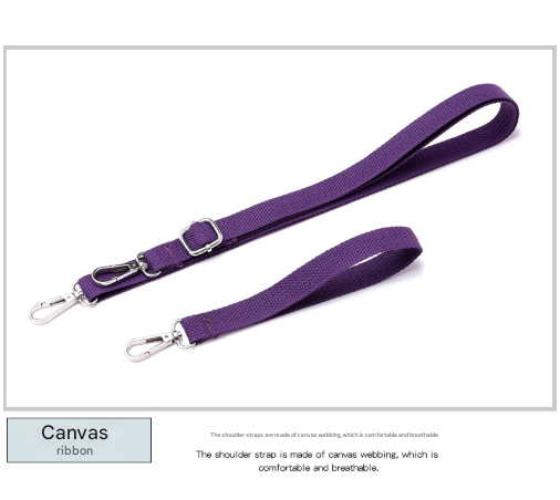 Purple Versatile Womens Nylon Water-Repellent Crossbody Shoulder Bag Set with Matching Clutch Pouch - Lightweight & Multi-Pocket 7