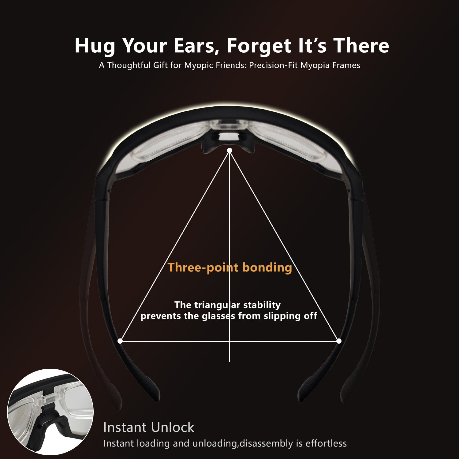 Grey frame and photochromic Grey lenses Photochromic Cycling Sunglasses - Lightweight TR90 Frame, HD Vision for Road Biking & Running 3