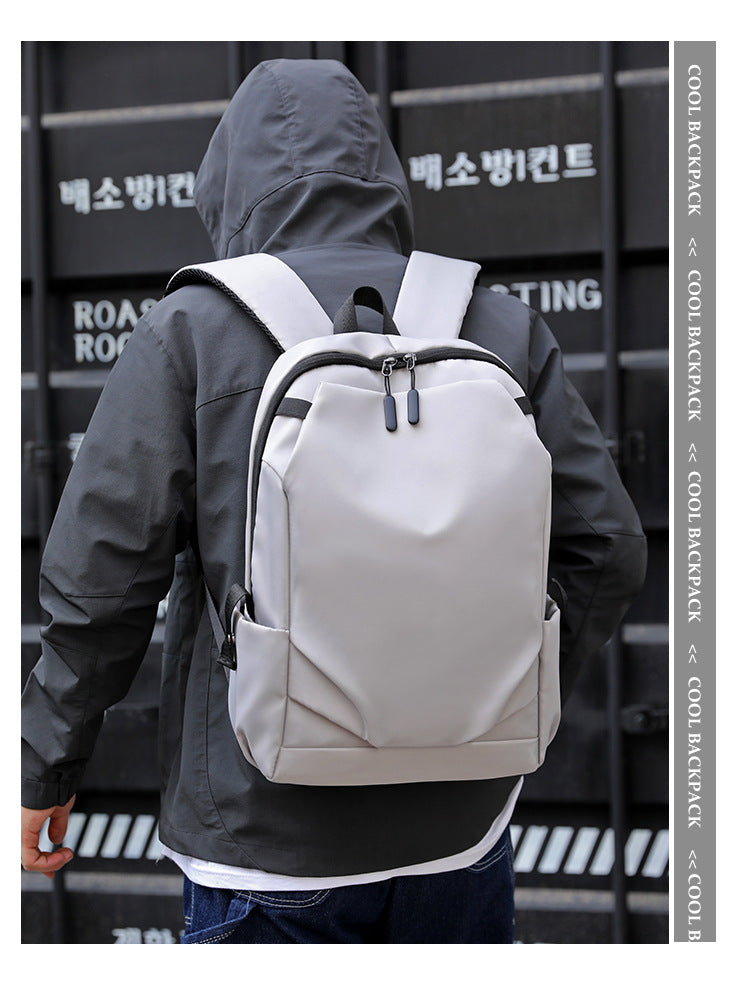 Black Modern Anti-Theft Laptop Backpack with USB Charging Port - Water-Repellent Travel & Business Bag for 15.6 Inch Laptops 8