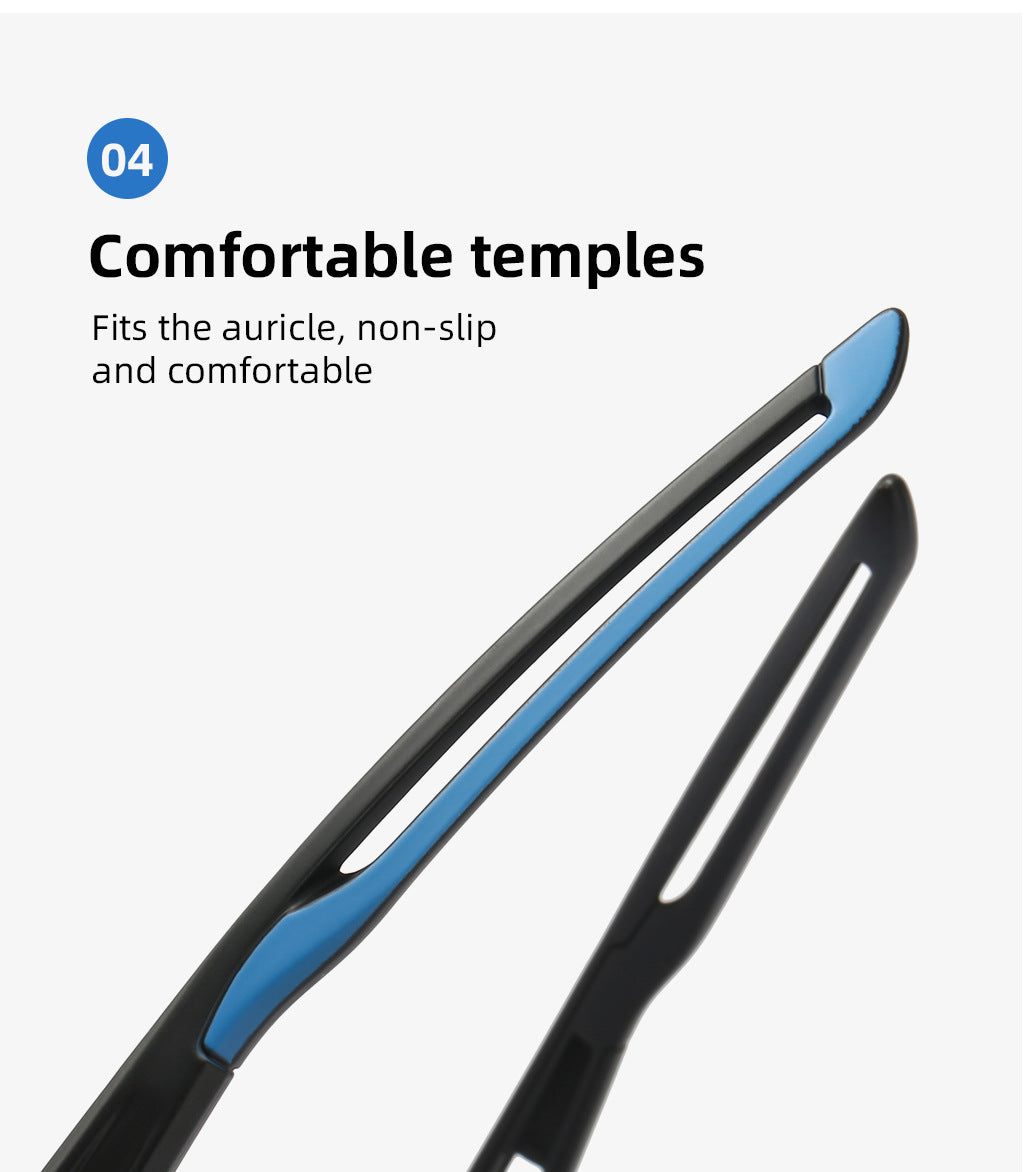 Green Lenses With Black Temples Ultra-Light Polarized Sports Sunglasses - Wraparound Shield Design for Cycling & Outdoor Performance 8