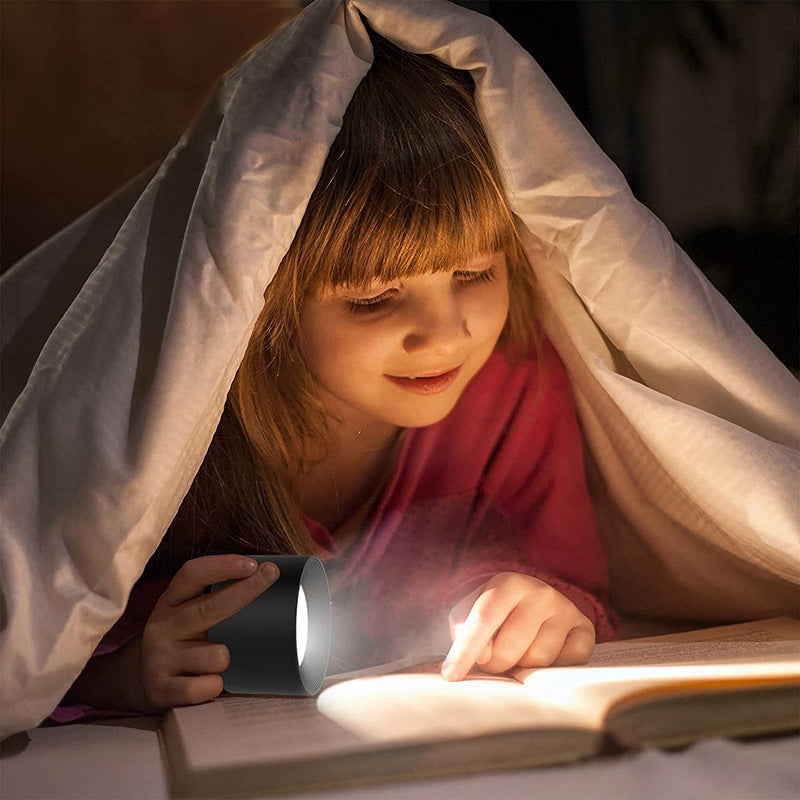 Black Rechargeable LED Magnetic Wall Light - Touch Control, 3 Colors & Dimmable, USB Portable Night Lamp for Reading & Cabinets 7