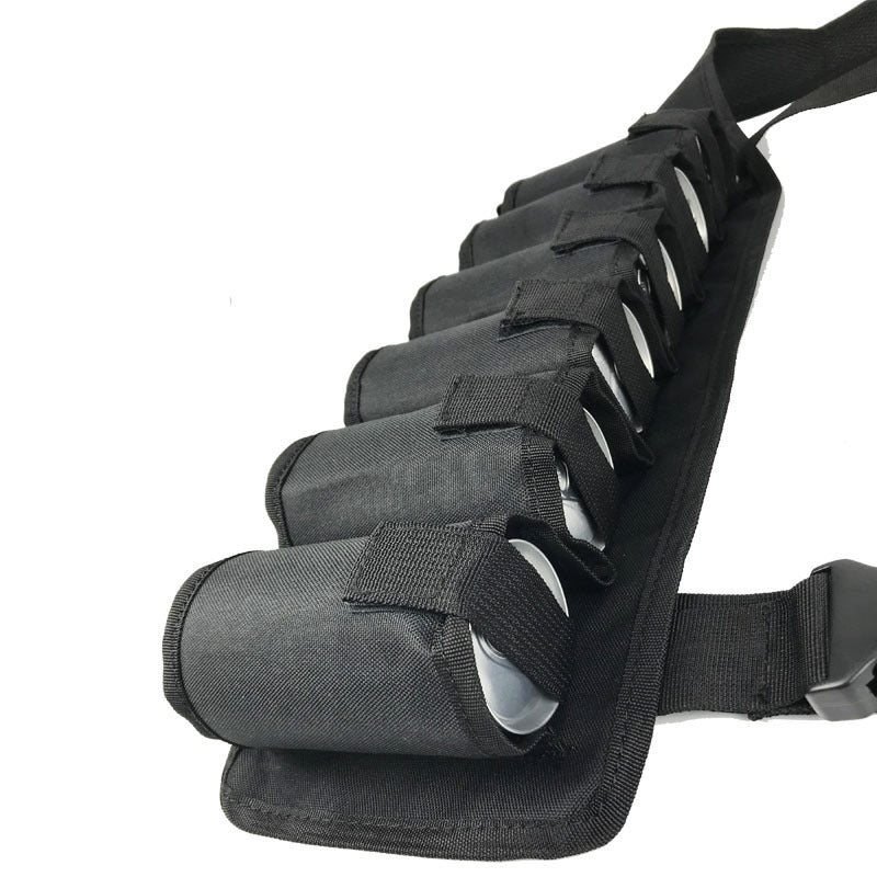 Black Ultimate 12-Can Beverage Carrier Vest - Hands-Free Outdoor Party Backpack 6