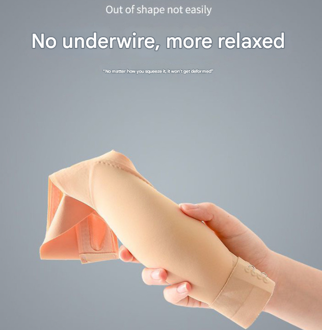 Size L Blue Wireless Electric Breast Massager Bra - 5 Modes Vibration & 3 Heat Levels for Lifting Comfort & Wellness 7