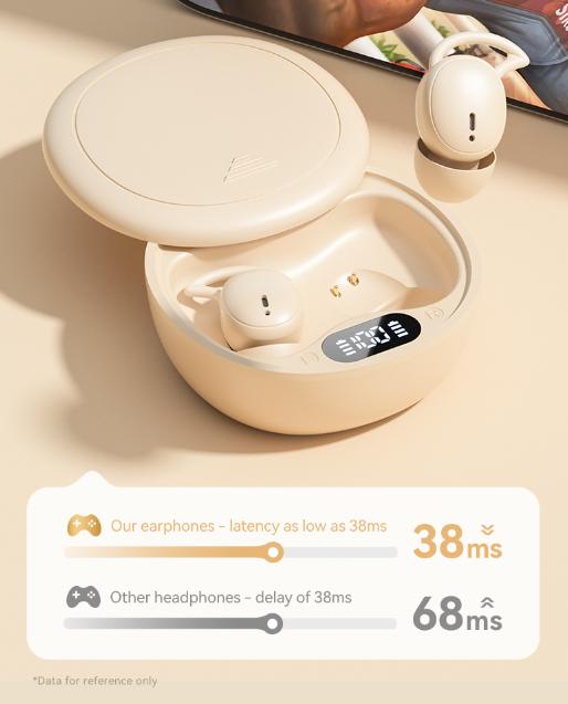 Black Ultra-Comfort Wireless Sleep Earbuds - Bluetooth 5.4, Hi-Res Audio, Noise Isolating, 60H Playtime for Side Sleepers 5