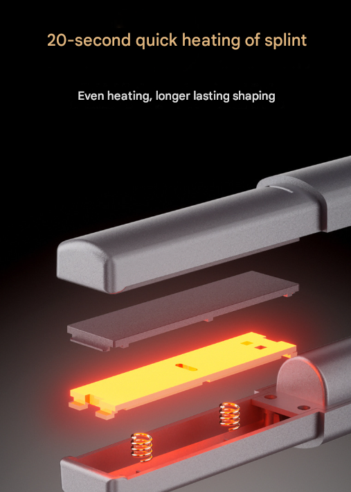 Purple Compact Cordless Hair Straightener - Portable 2-in-1 Mini Flat Iron, USB-C Rechargeable for Travel & Touch-ups 5