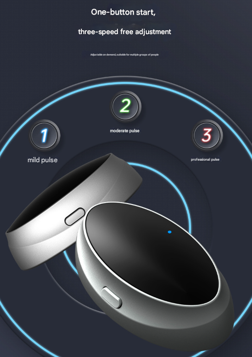 Black Smart Anti-Snoring Device - Rechargeable Pulse Throat Stimulator for Quieter Sleep 7