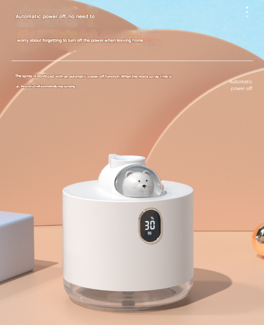 Green Adorable Space Capsule Humidifier - Portable USB Cool Mist Maker with LED Display & Ambient Night Light 5