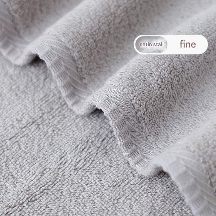Light Grey Plush Cotton Hand Towel Set (4-Pack) - Ultra Soft, Absorbent & Quick-Drying Face Towels for Bathroom 5