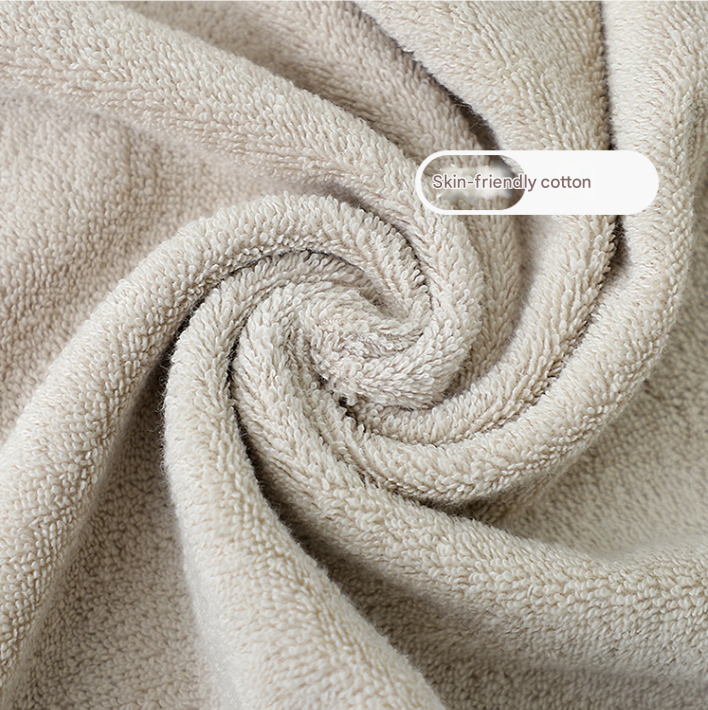 Khaki Plush Cotton Hand Towel Set (4-Pack) - Ultra Soft, Absorbent & Quick-Drying Face Towels for Bathroom 4