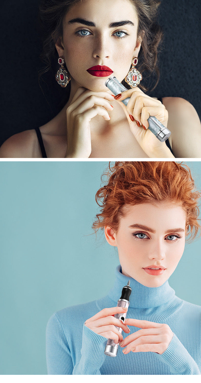 Blue Cordless Electric Nail Drill Pen - Professional Rechargeable Manicure & Pedicure Kit 6