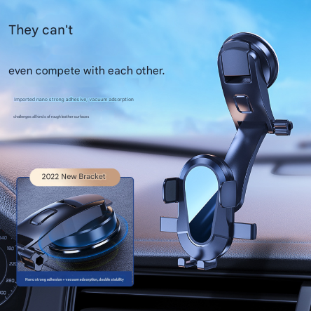 Red and Black Universal Car Phone Mount Holder - 360° Rotation with Upgraded Suction Cup for Dashboard & Windscreen 5