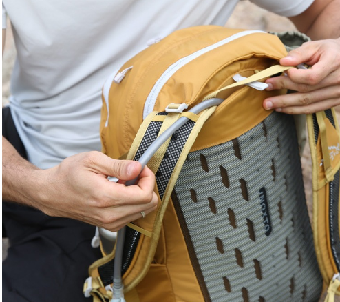 1.5L Blue Hydration Bladder - Foldable Water Bag for Cycling, Running, Hiking, and Outdoor Sports